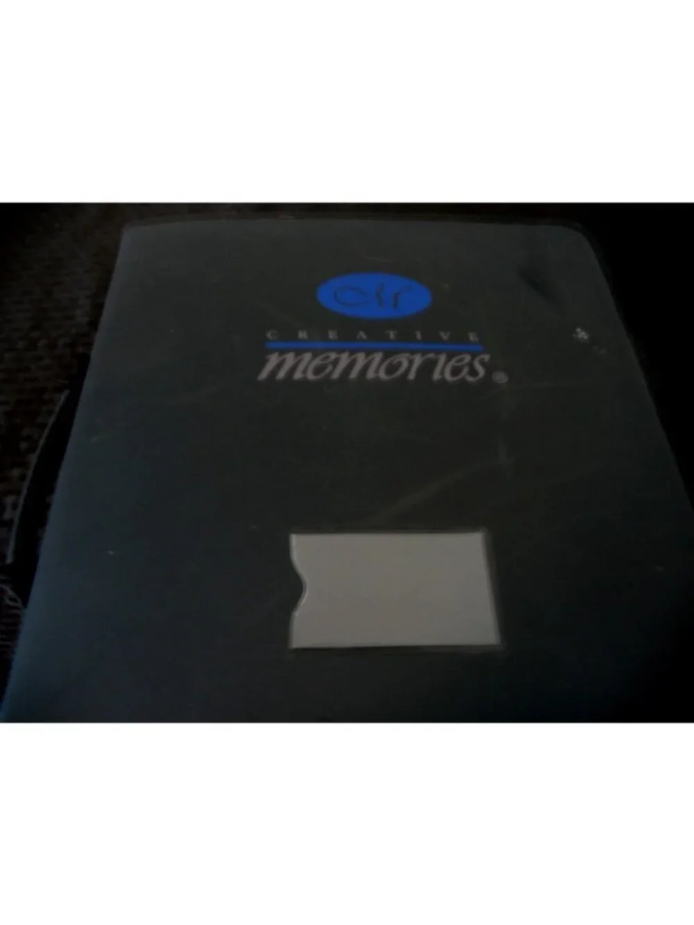 Creative Memories Accessory Binder 7 Protectors Good Zipper with borders/diecuts